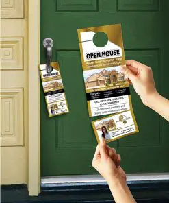 Door Hangers with Tear-Off Business Card